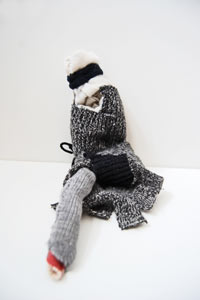 Skinny Wool Woman Sitting
